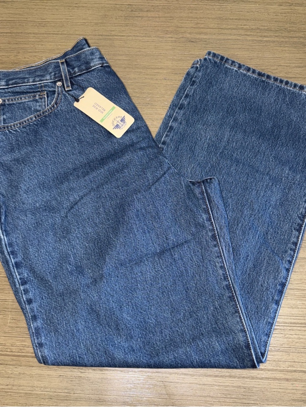 Dockers Relaxed Fit Men's Jeans - Blue Denim